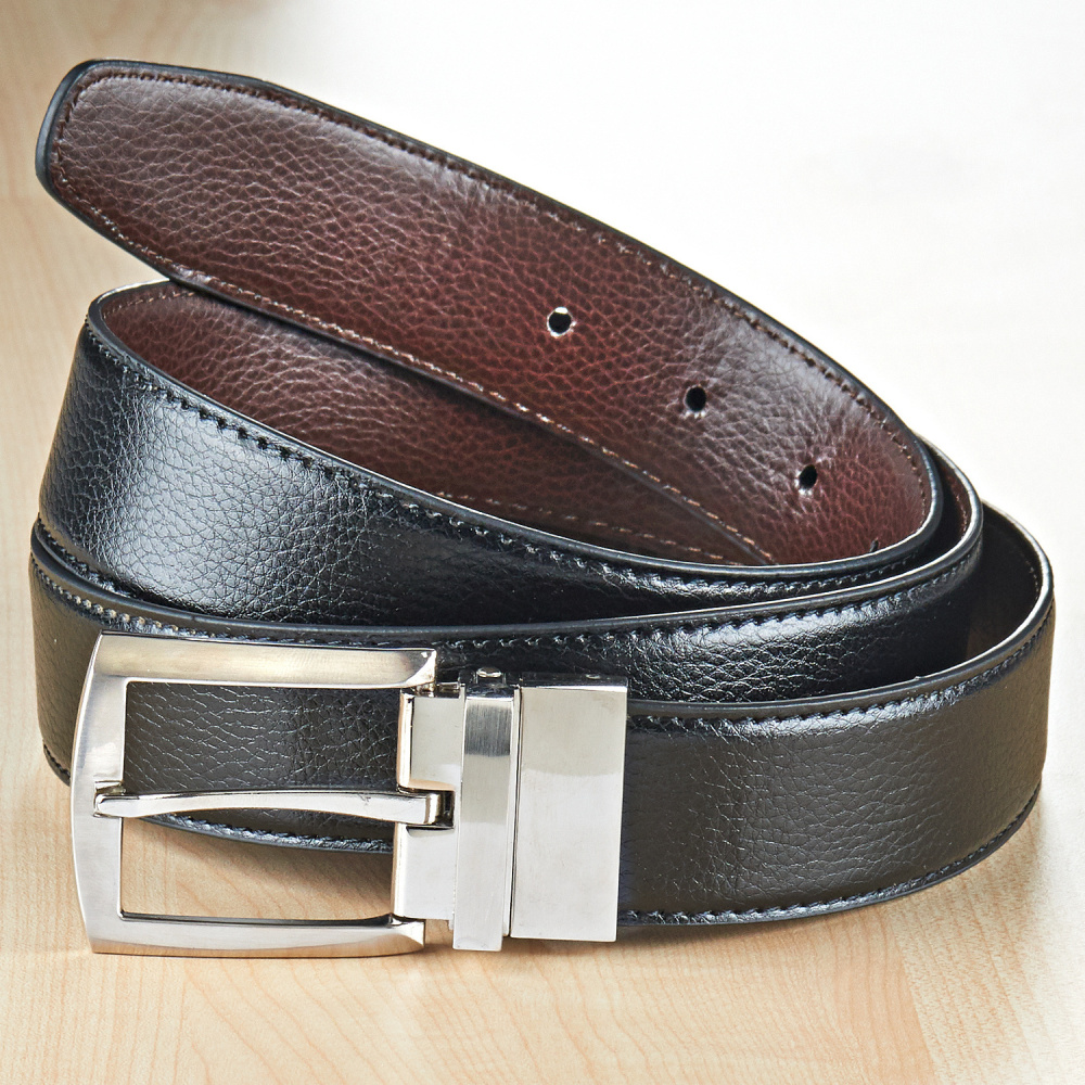 Wendegürtel schwarz / braun