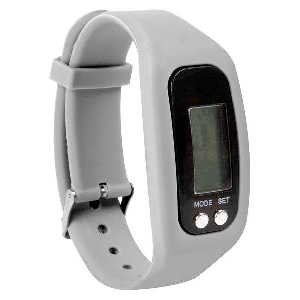 Schrittzähler und Kalorienzähler grau