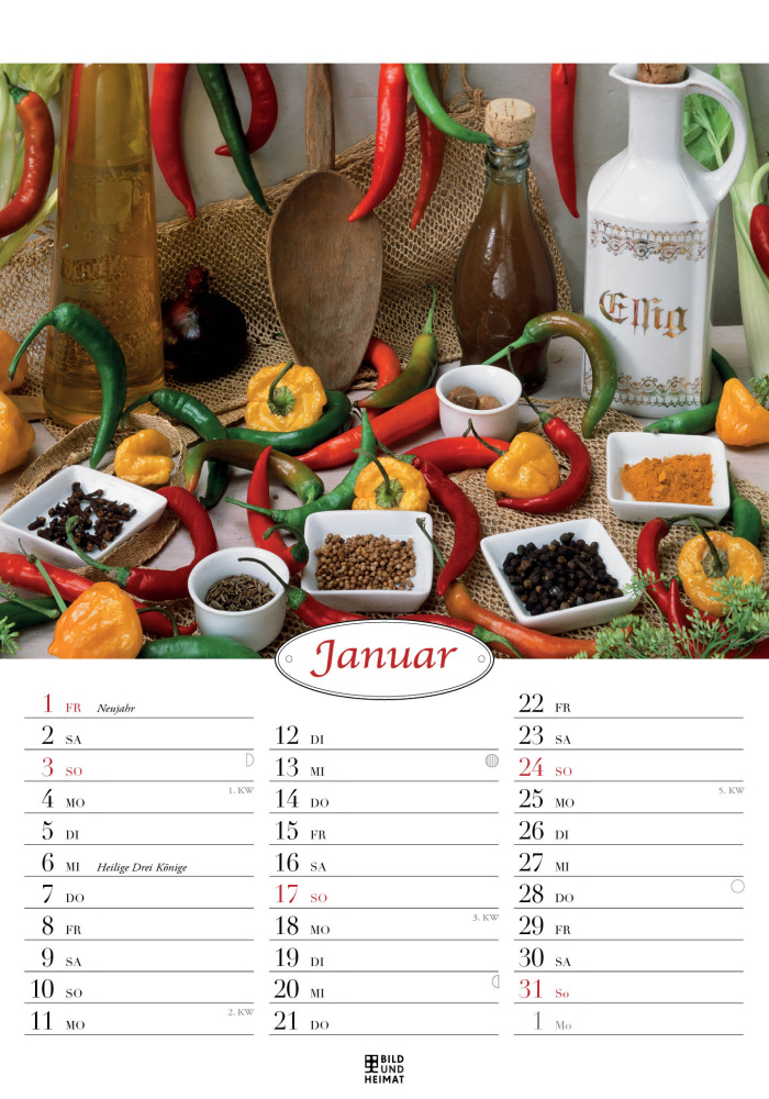 Rita Bellmanns Kräuter- und Gewürzkalender 2021