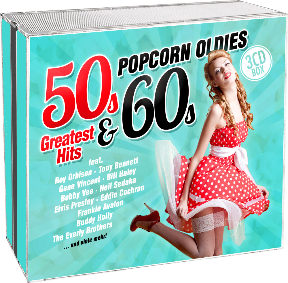 0090204691135 - Popcorn Oldies 50s & 60s Greatest Hits - Various (CD)