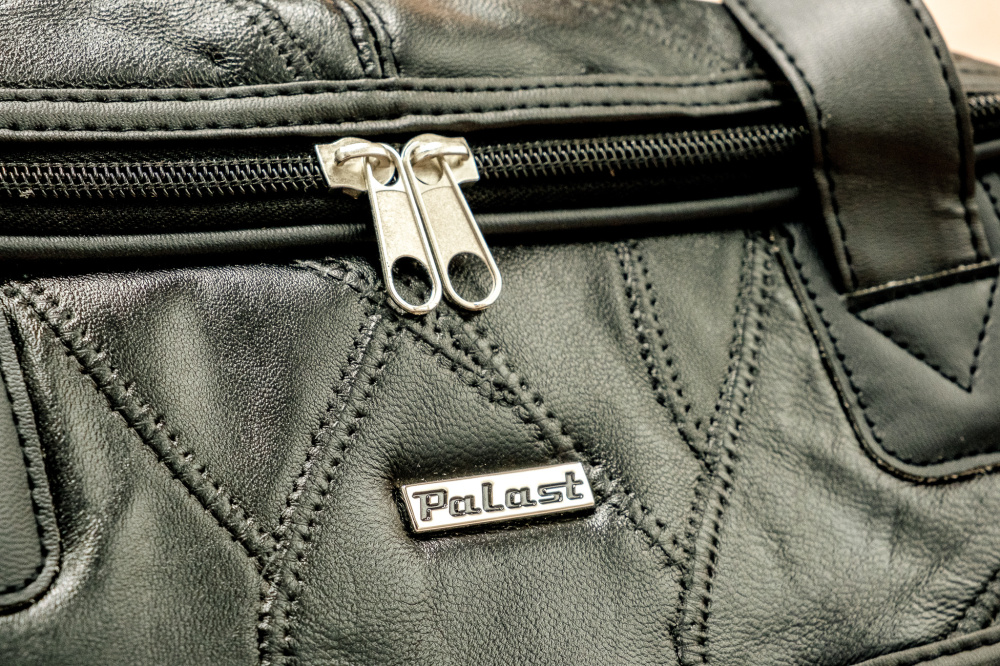 Patchwork-Wochenend-Tasche schwarz