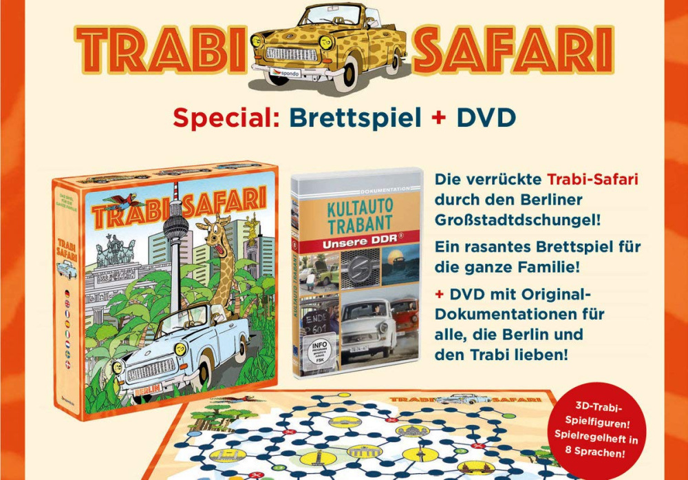 4028951501076 - Trabi Safari (Brettspiel + DVD)