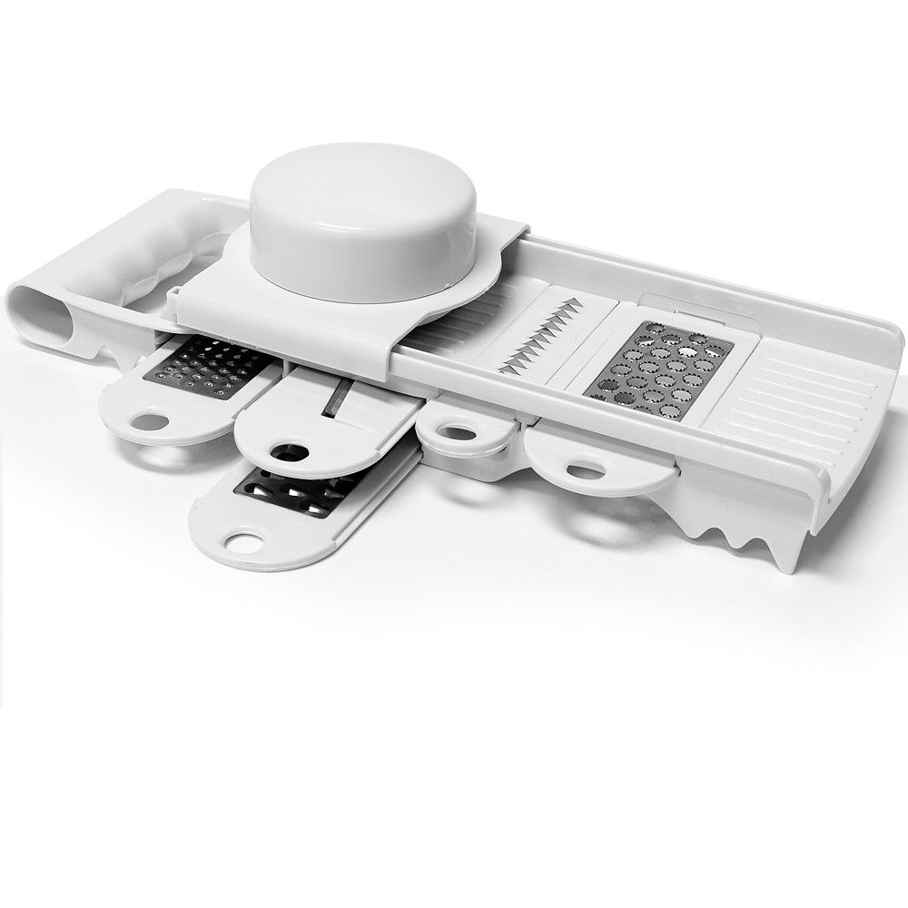 Multifunktionsreibe 7-teilig mit Fingerschutz