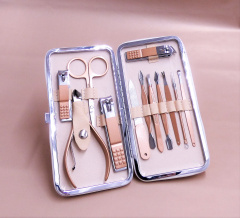 damenpflegeset_12tlg_roségoldfarbig