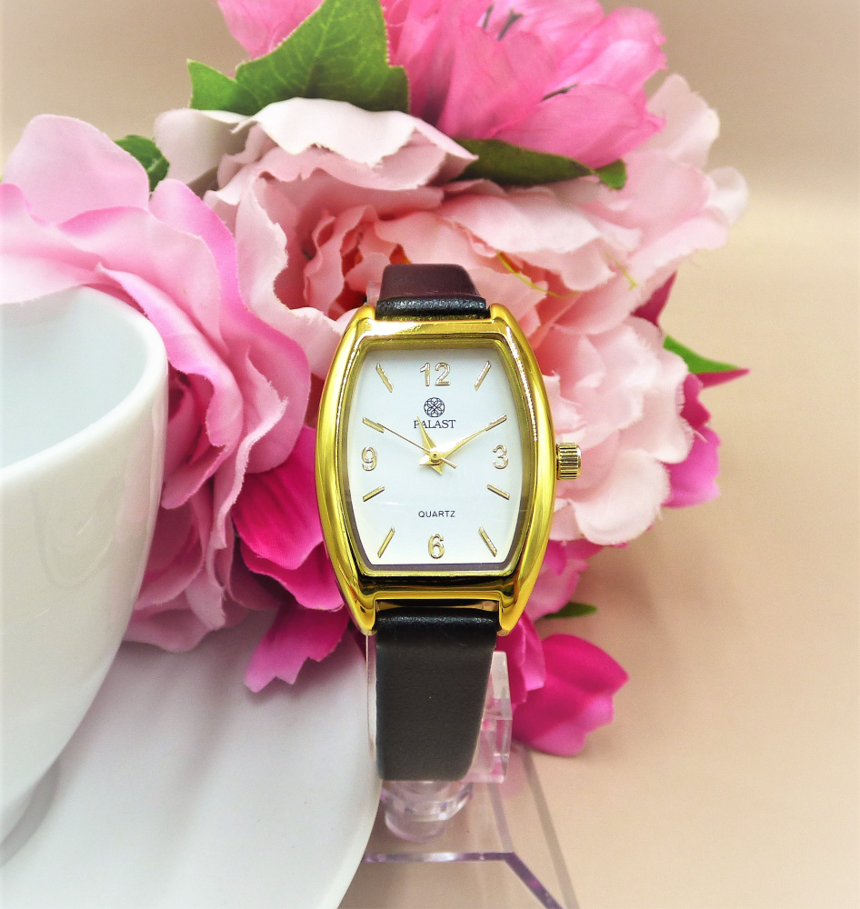 Damenarmbanduhr Vintage goldfarbig