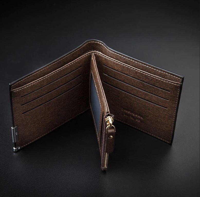 Herrengeldbörse braun RFID 
