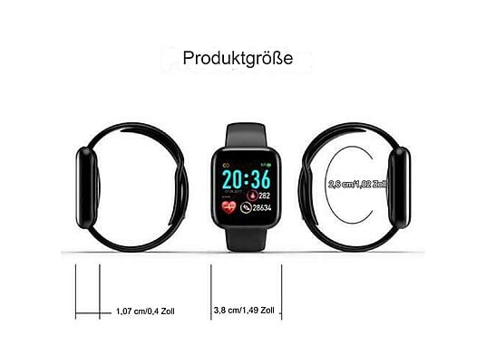 Smartwatch schwarz