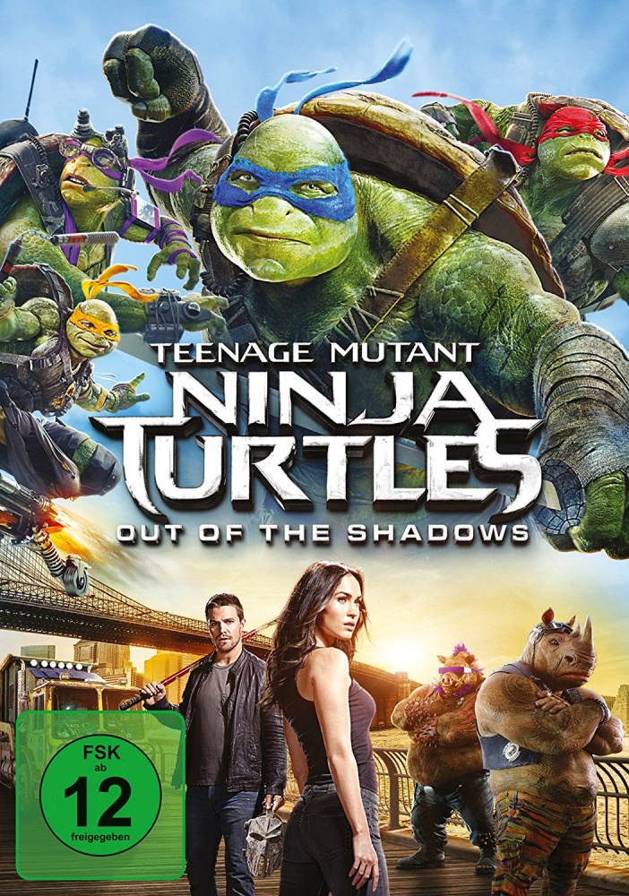 5053083081614 - Teenage Mutant Ninja Turtles 2 Out of the Shadows (DVD)