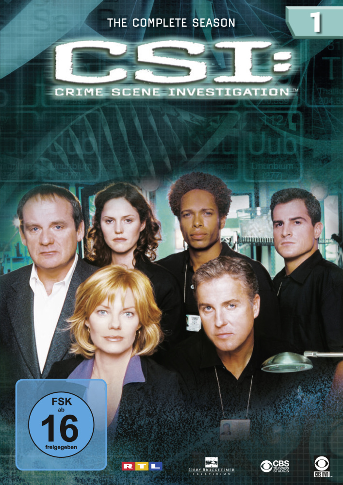 0886976184896 - CSI Crime Scene Investigation - Season 1 (DVD)