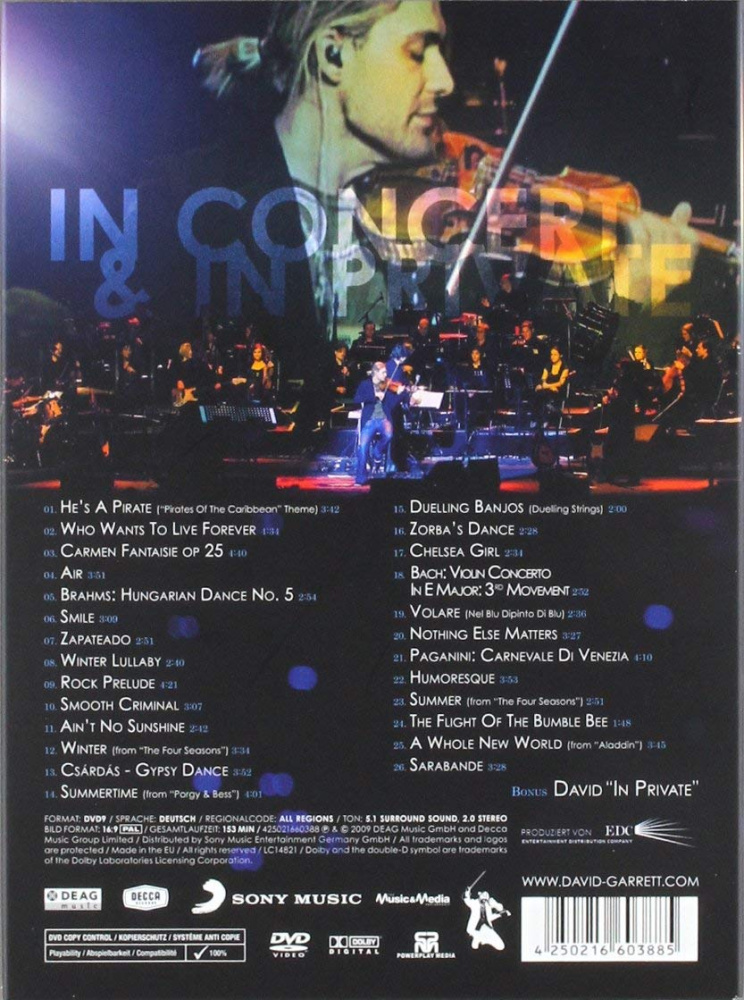 Live-In Concert & in Private