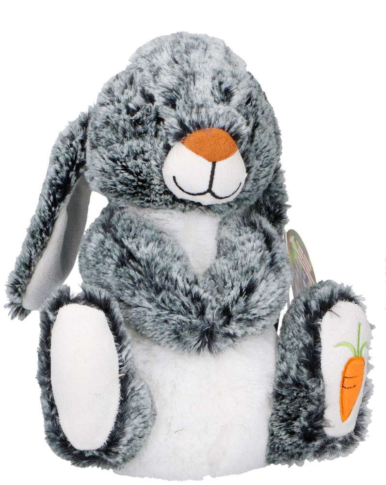 Plüsch-Hase grau 19 cm