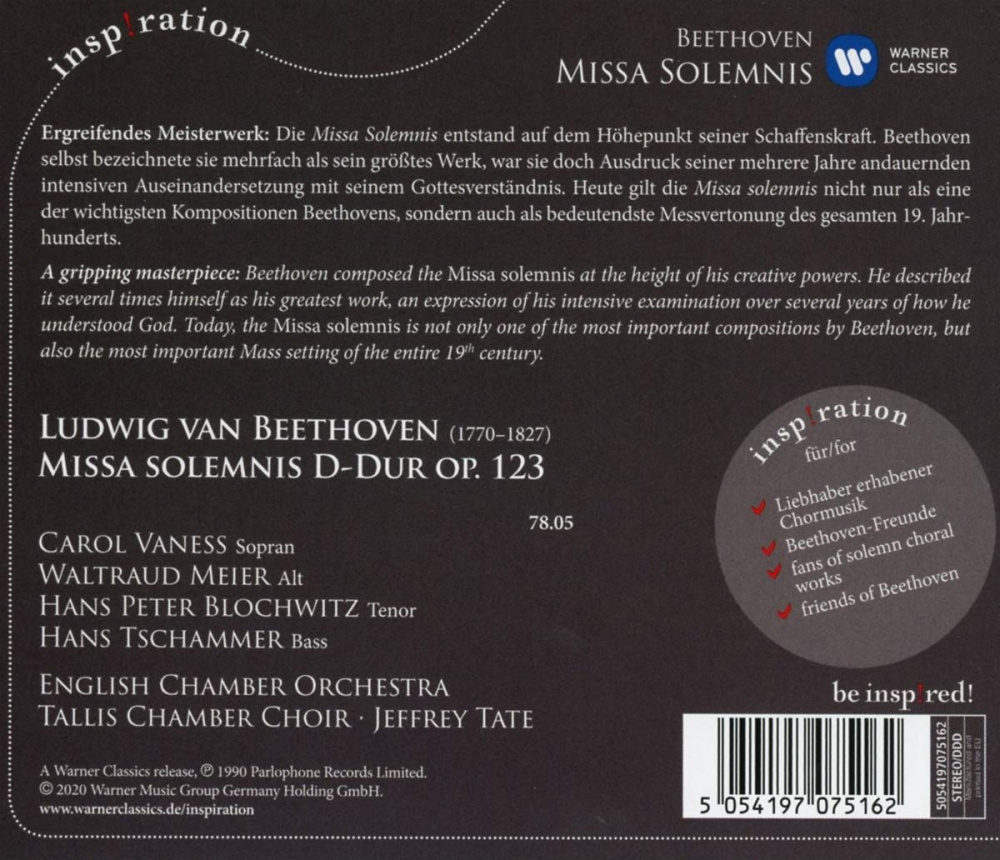 Beethoven: Missa Solemnis (Inspiration)