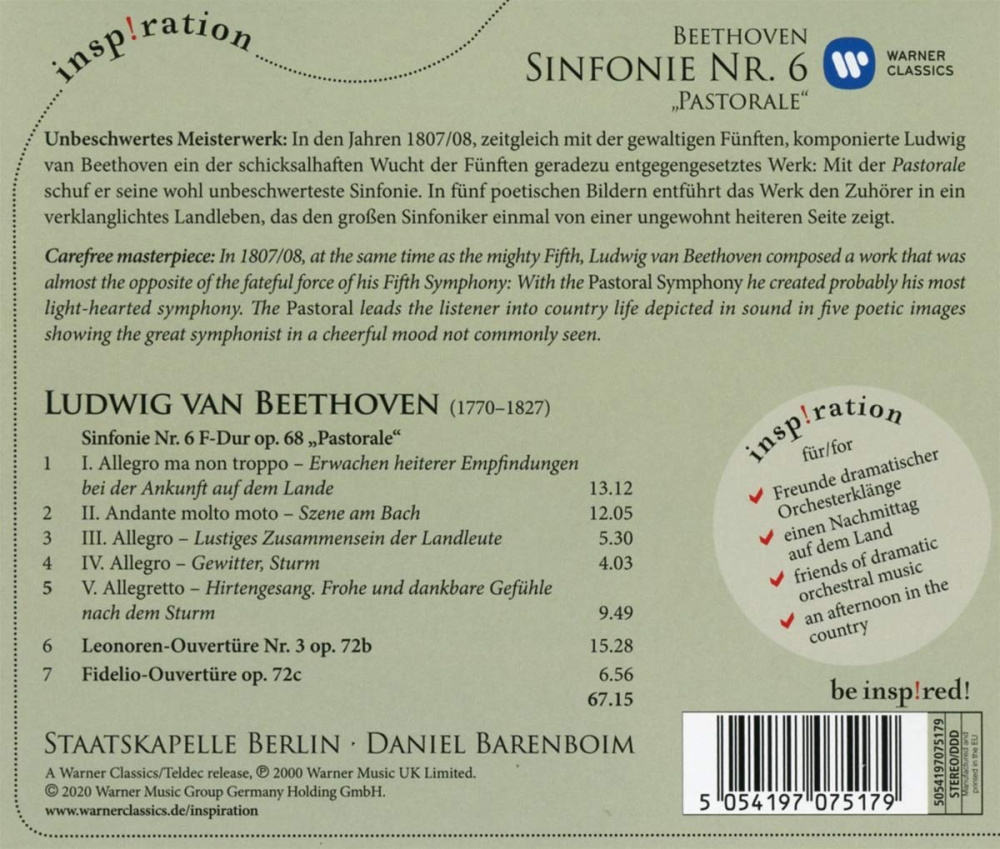 Beethoven: Sinfonie 6 "Pastorale" (Inspiration)