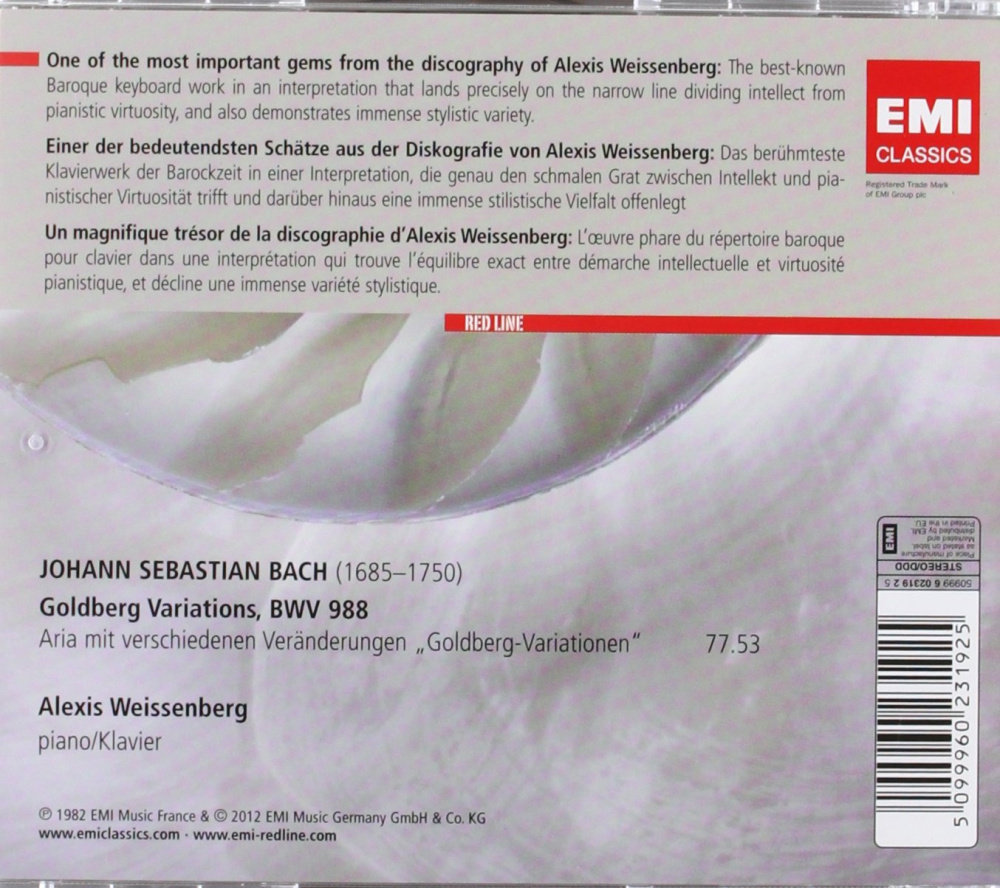 Bach - Goldbergvariationen