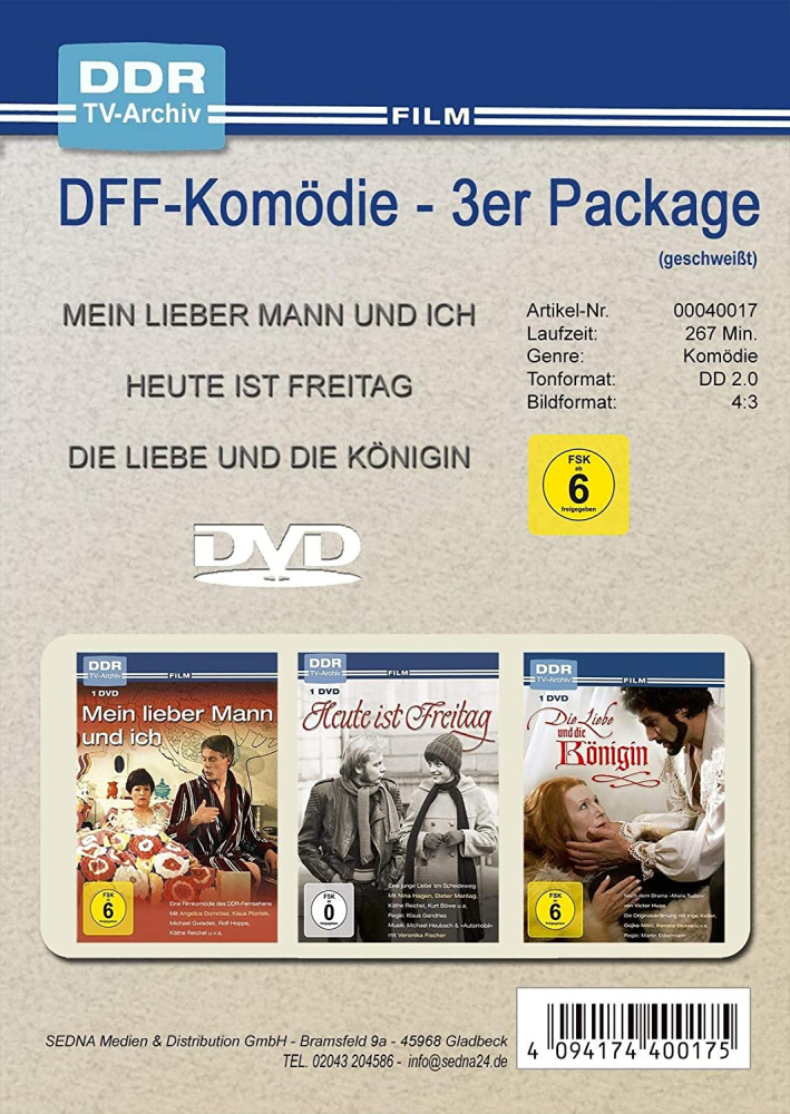 4049174400175 - DFF-Komödie - 3er Pack (DDR TV-Archiv)