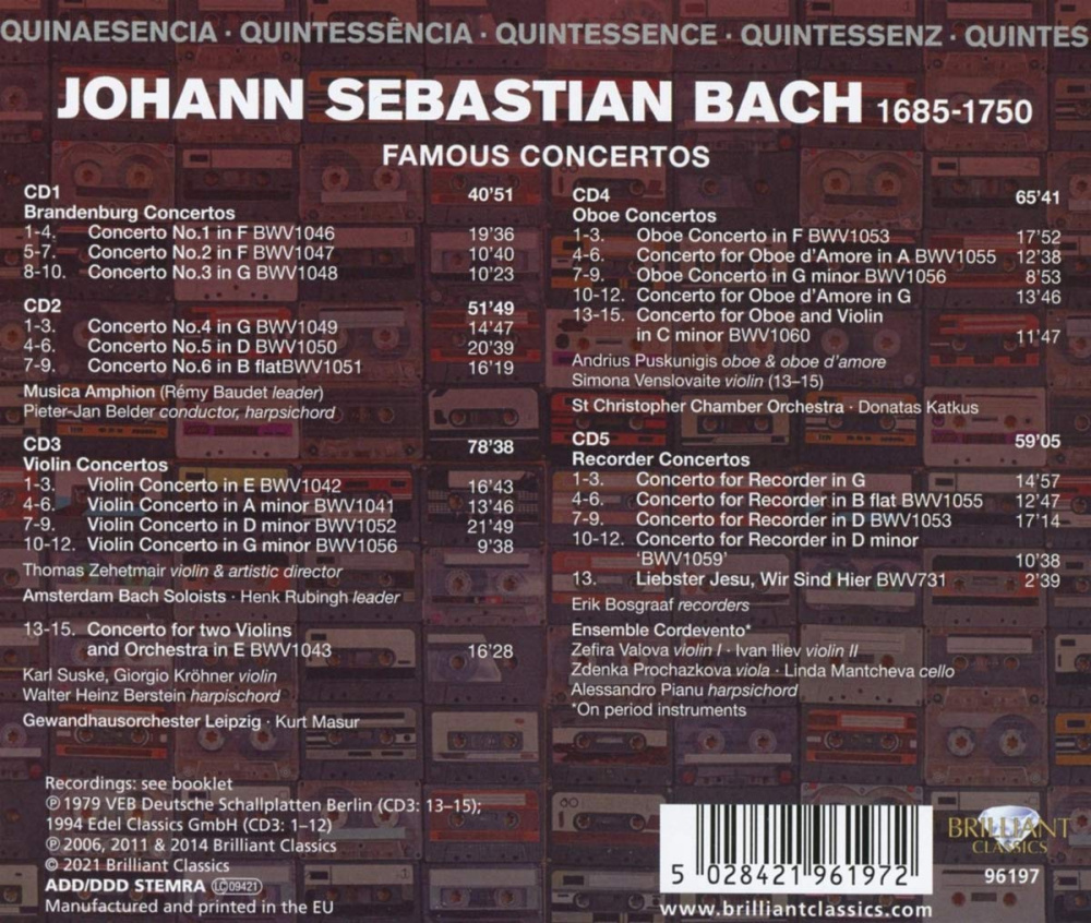 Bach: Famous Concertos
