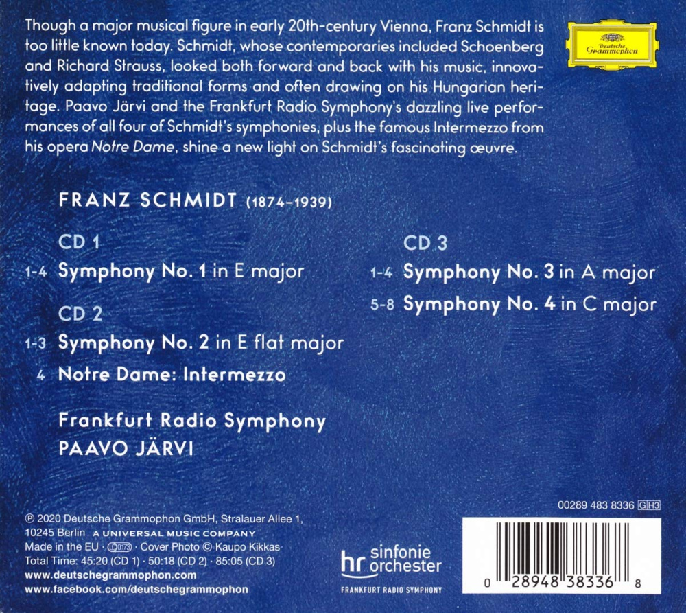 Franz Schmidt: Sämtliche Sinfonien