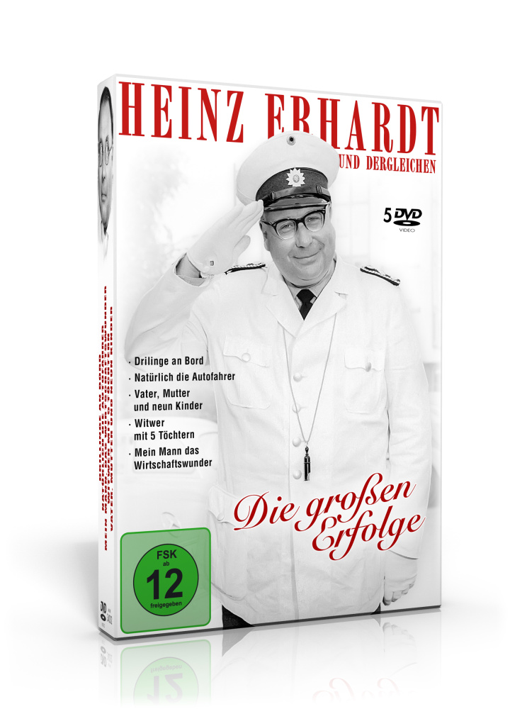 4032614340322 - Heinz Erhardt - Die großen Erfolge 5 DVDs (DVD)