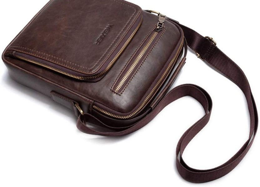 Herren Umhängetasche braun