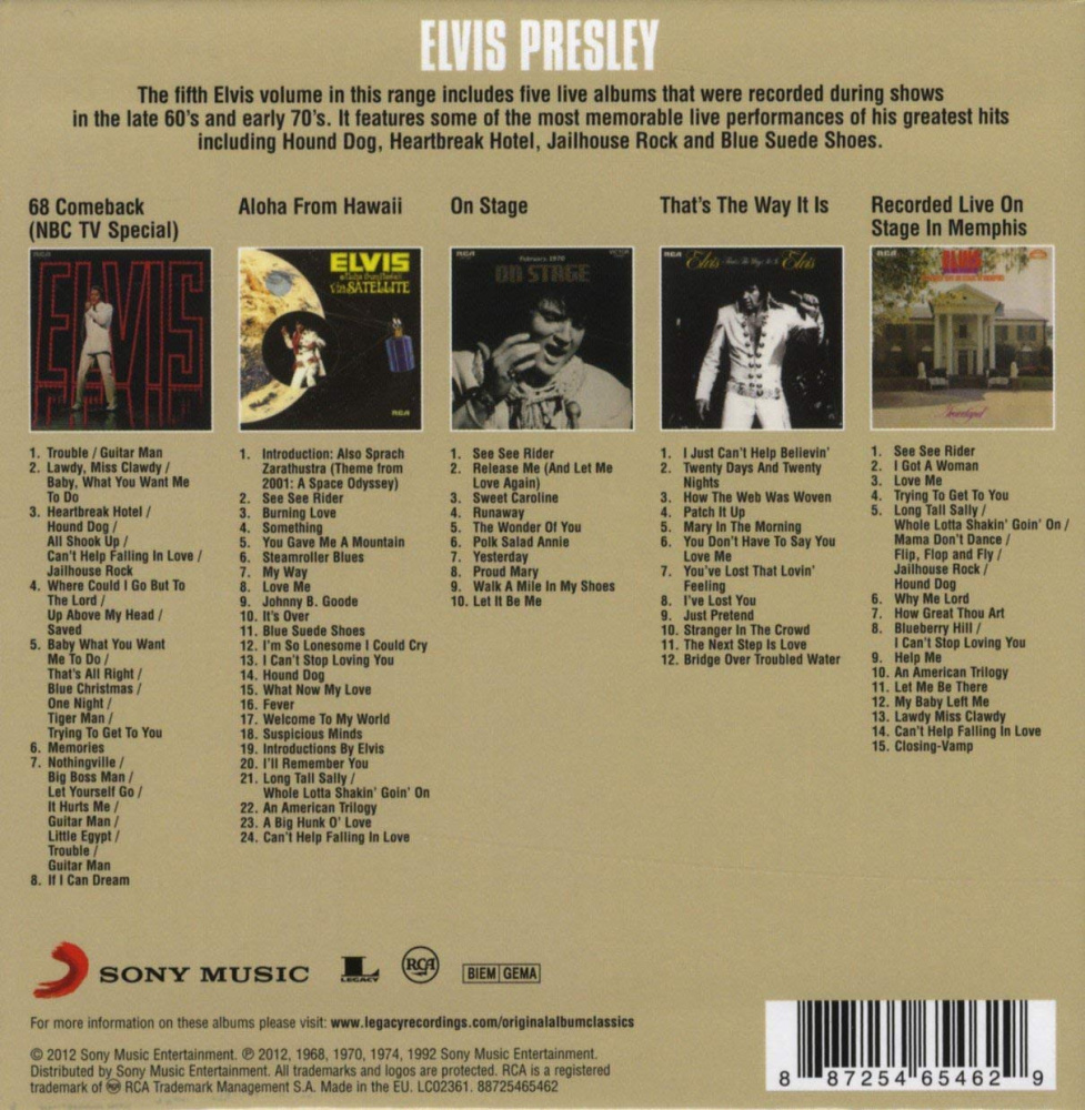 Elvis Presley - Original Album Classics