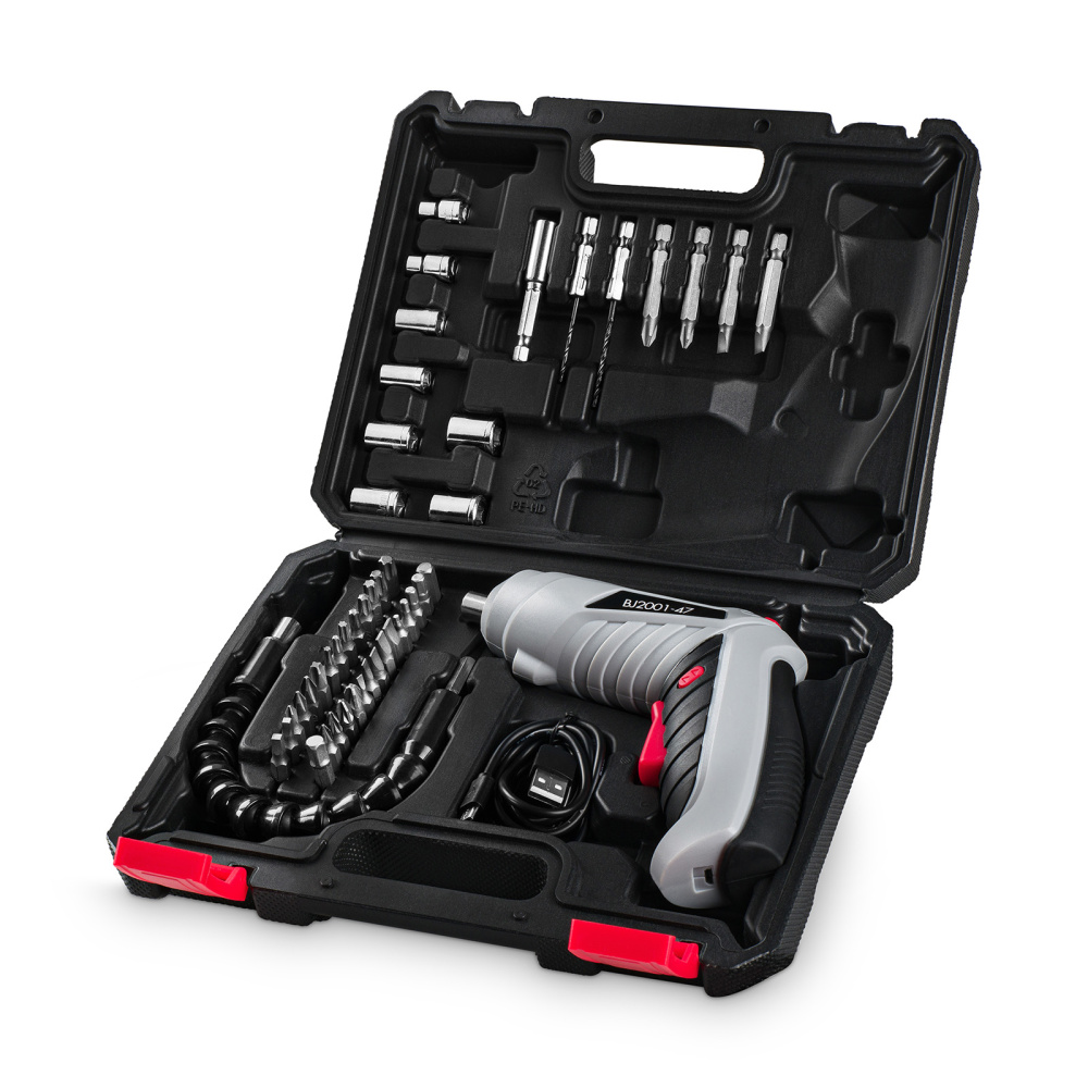 Akku-Stabschrauber 47-teilig