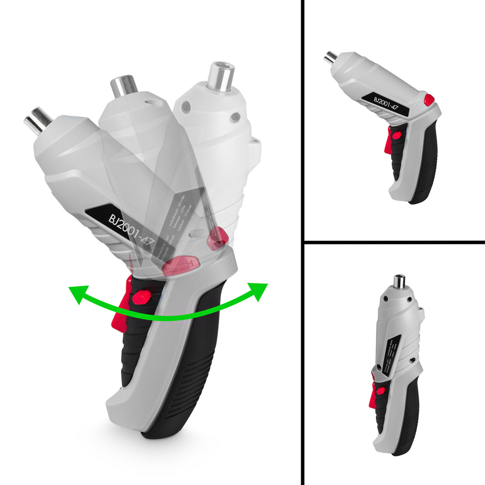 Akku-Stabschrauber 47-teilig