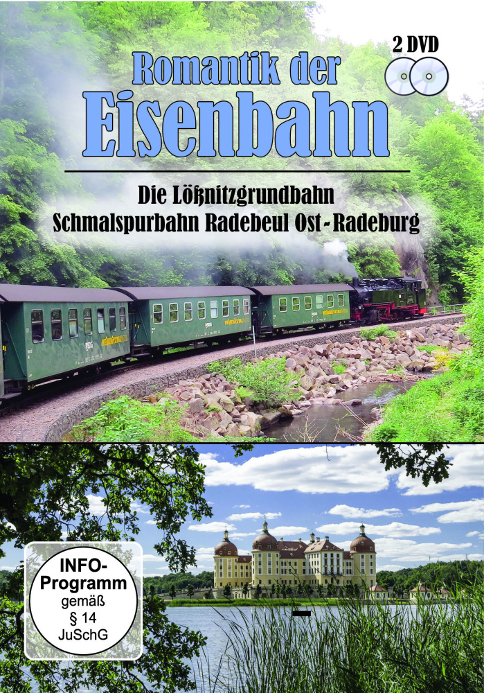 4260572877608 - Romantik der Eisenbahn - Die Lößnitzgrundbahn Schmalspurbahn Radebeul Ost - Radeburg 2 DVD (DVD)