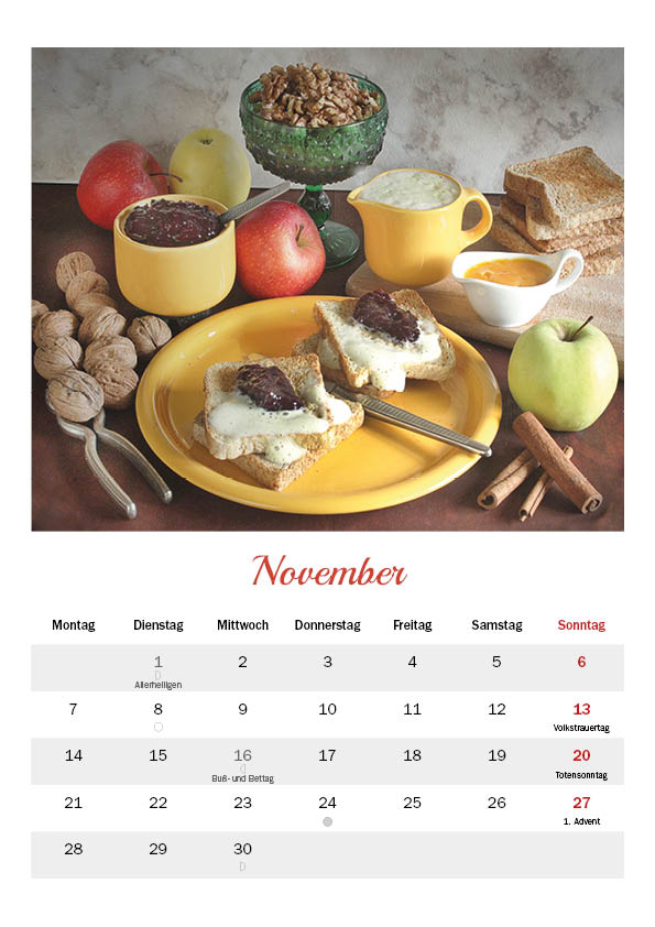 Ostdeutscher Küchenkalender 2022