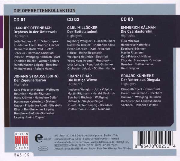 Die Operetten-Kollektion