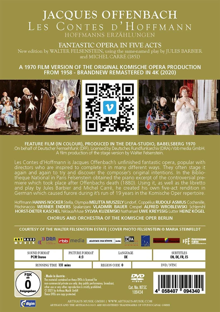 Offenbach: Hoffmanns Erzählungen - Les Contes D'Hoffmann