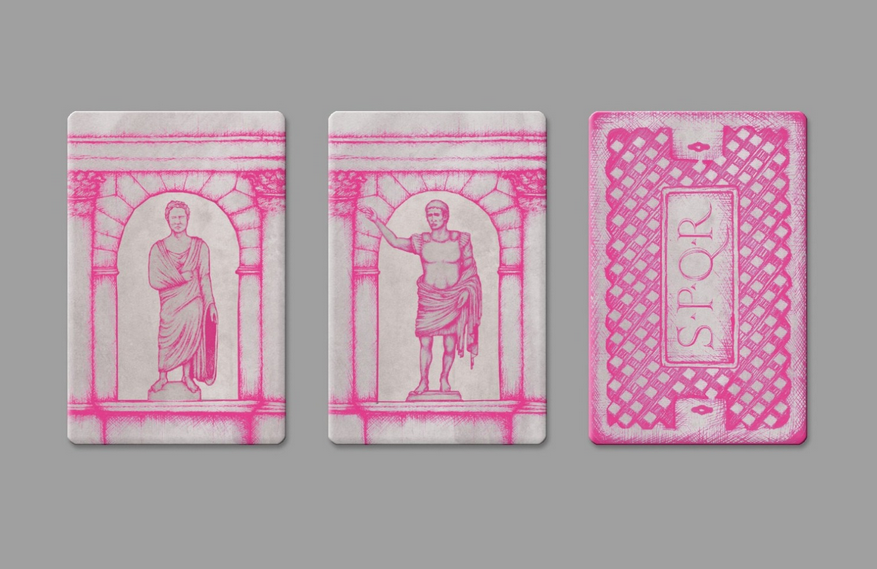 Das Kolosseum als Kartenhaus 