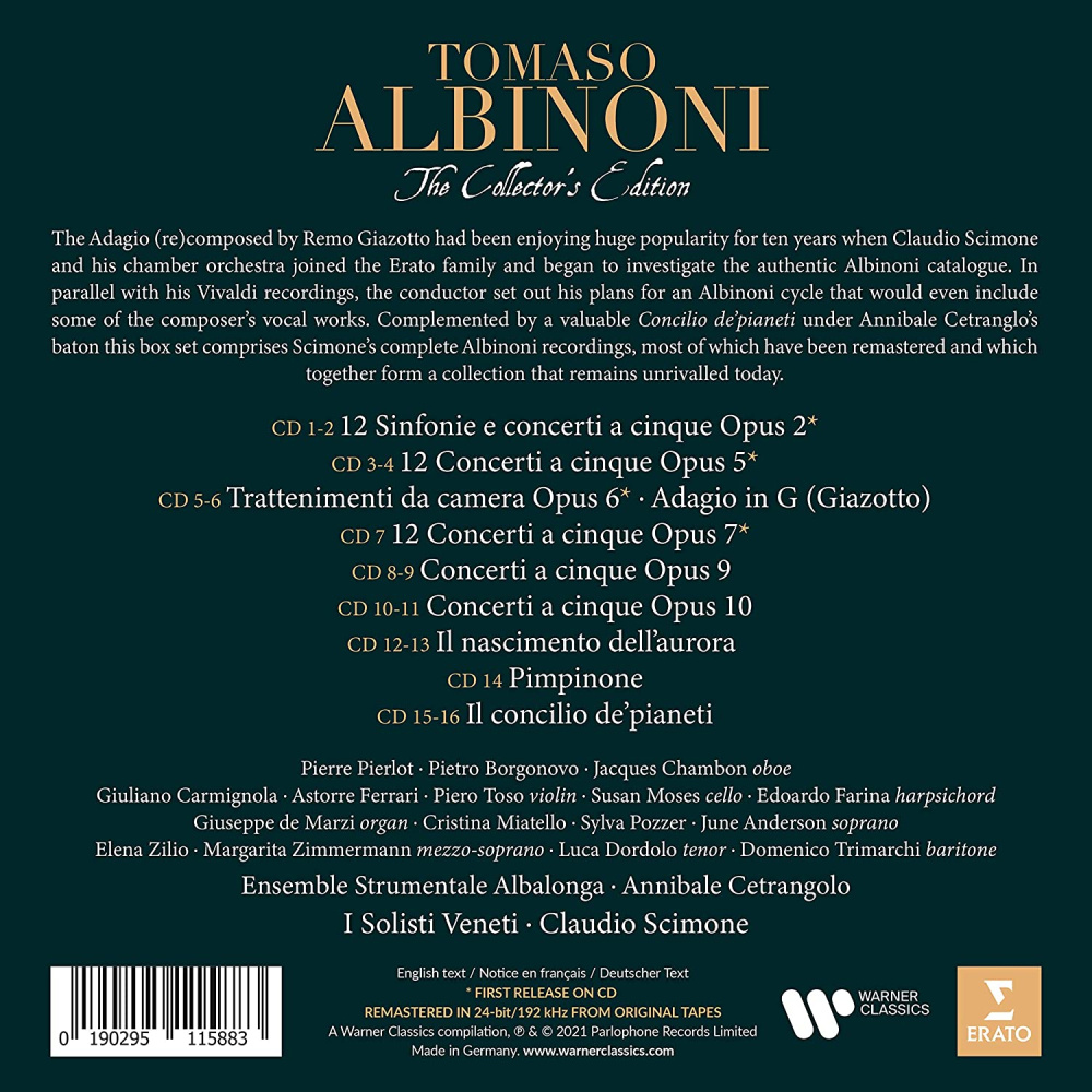 Albinoni:The Collector's Edition