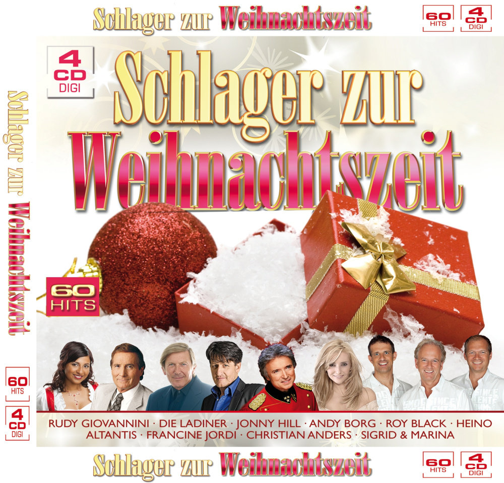 9002986141488 - Various - GEBRAUCHT Schlager zur Weihnachtszeit (60 Weihnachtslieder auf 4 CDs - Semino Rossi Die Paldauer Andy Borg Roy Black Heino Francine Jordi Christian Anders uva) - Preis vom 02062023 050629 h