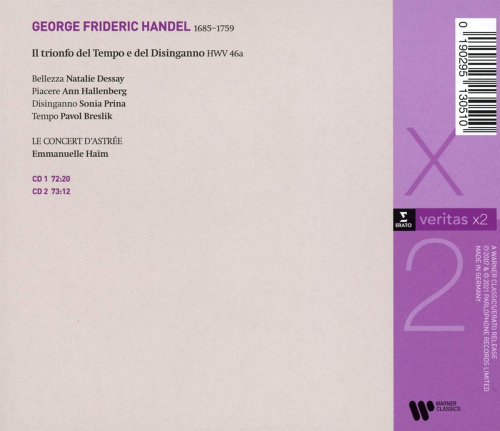 Händel: Il Trionfo del tempo