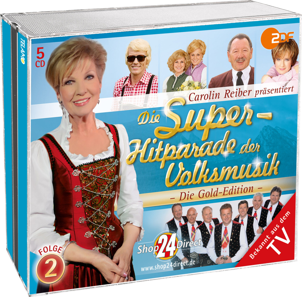 0600753937426 - Carolin Reiber präsentiert Die Superhitparade der Volksmusik Folge 2 - Die Gold-Edition