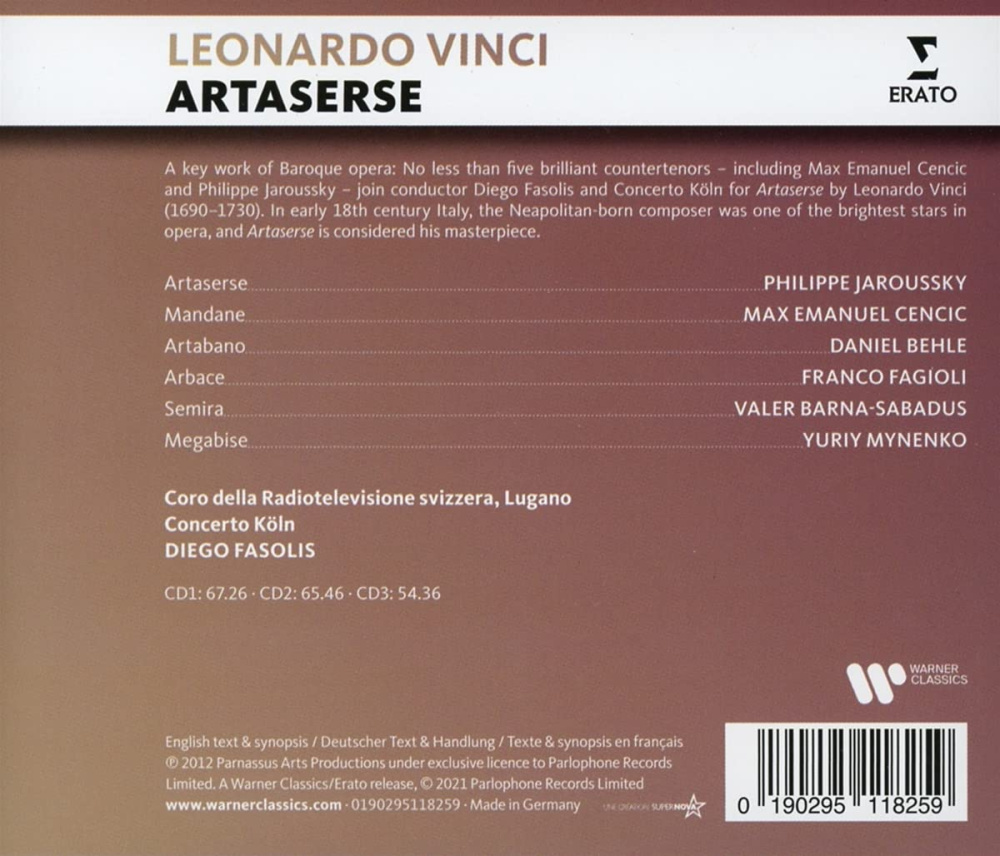 Vinci: Artaserse