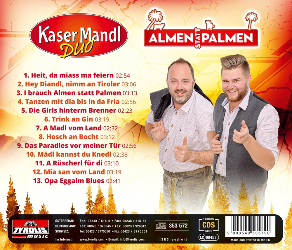 Almen statt Palmen