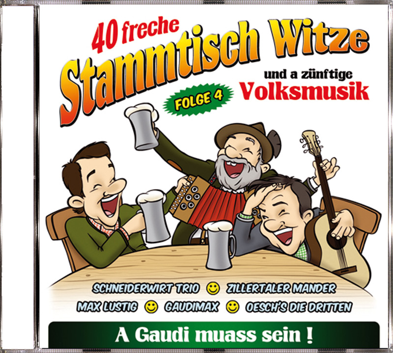 9003549528647 - 40 Freche Stammtisch WitzeFol - Various (CD)