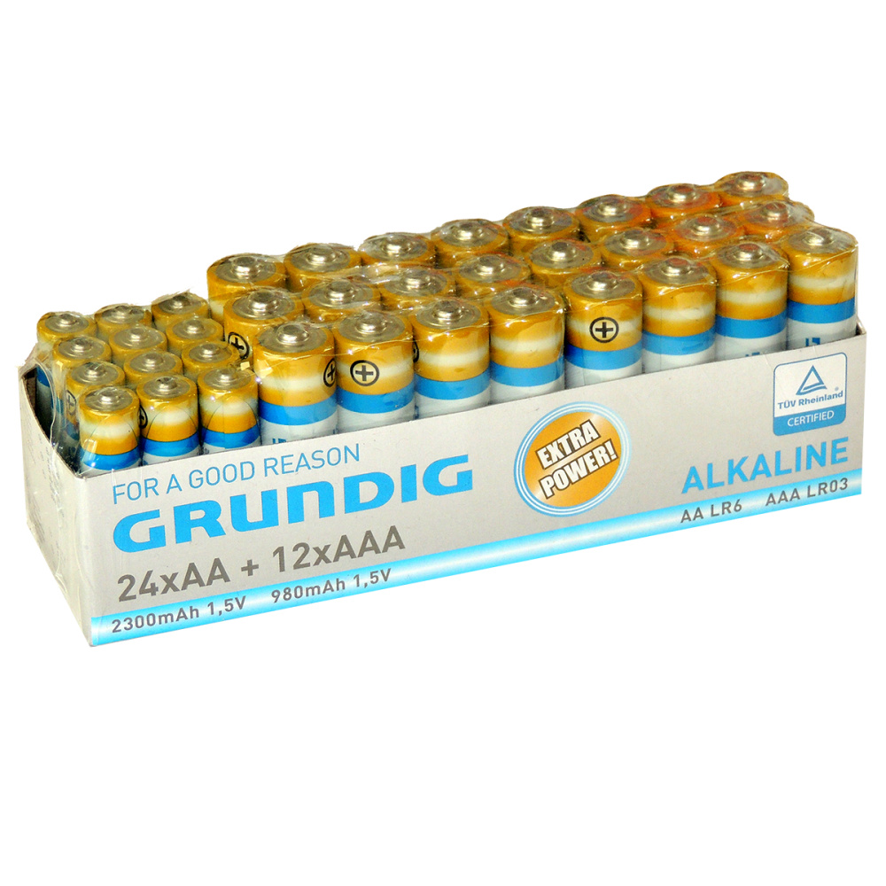 8711252098364 - Grundig-Batterienset 12xAAA und 24xAA