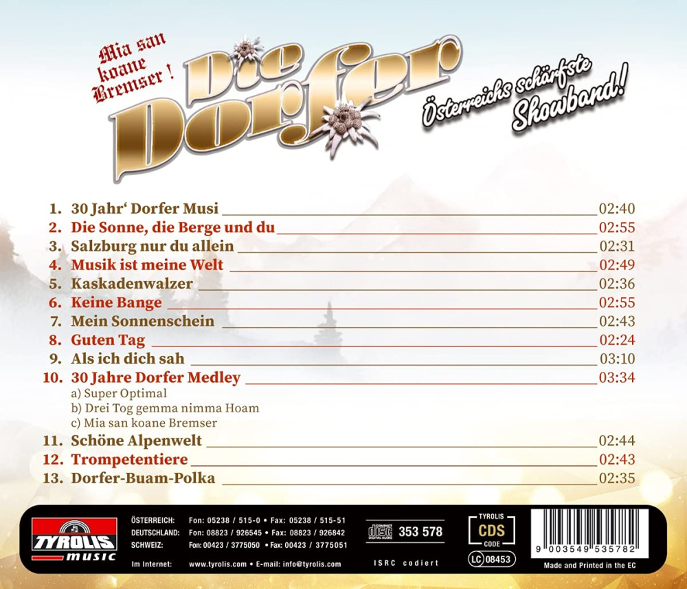 30 Jahr' Dorfer Musi