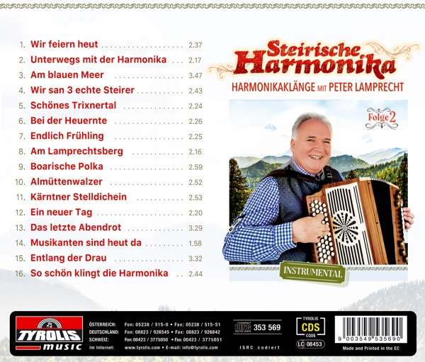 Steirische Harmonika, Harmonikaklänge Folge 2