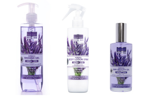 3-teiliges Home SPA Pflegeset Lavendel