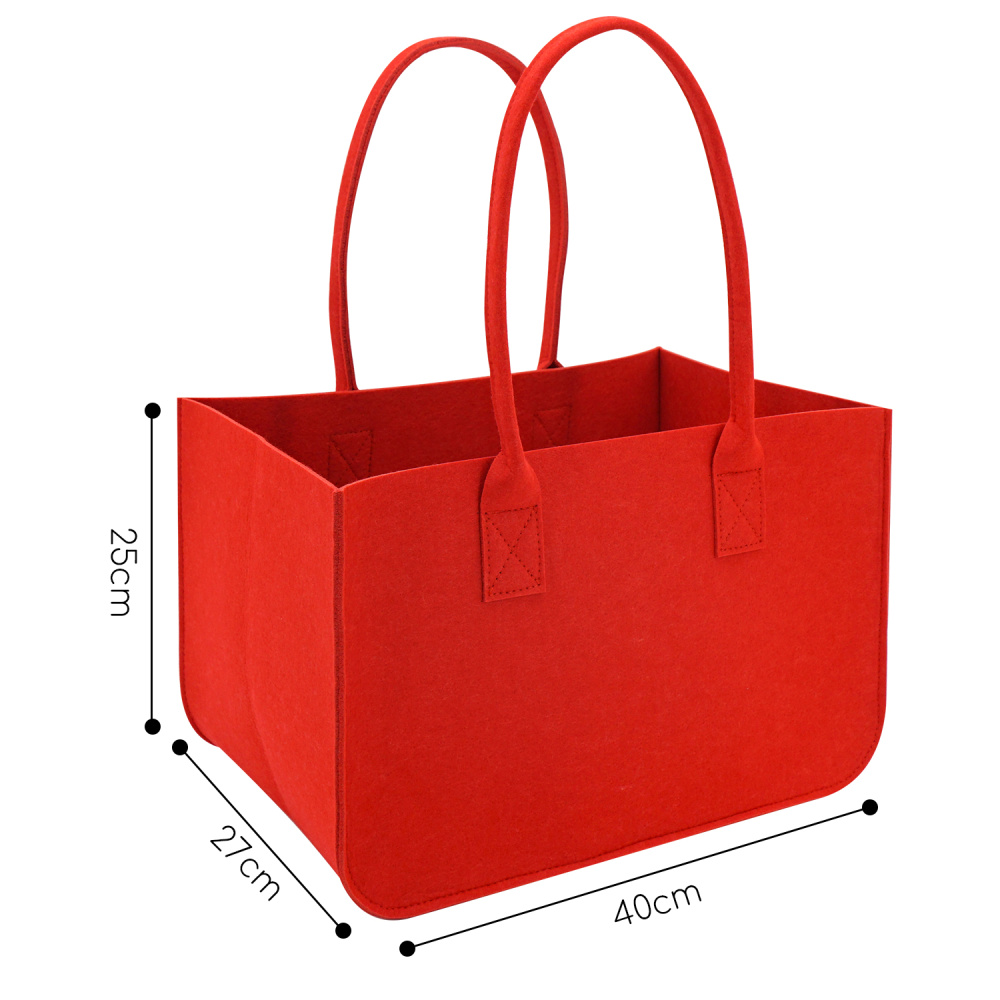 Einkaufs- und Kofferraumtasche in rot