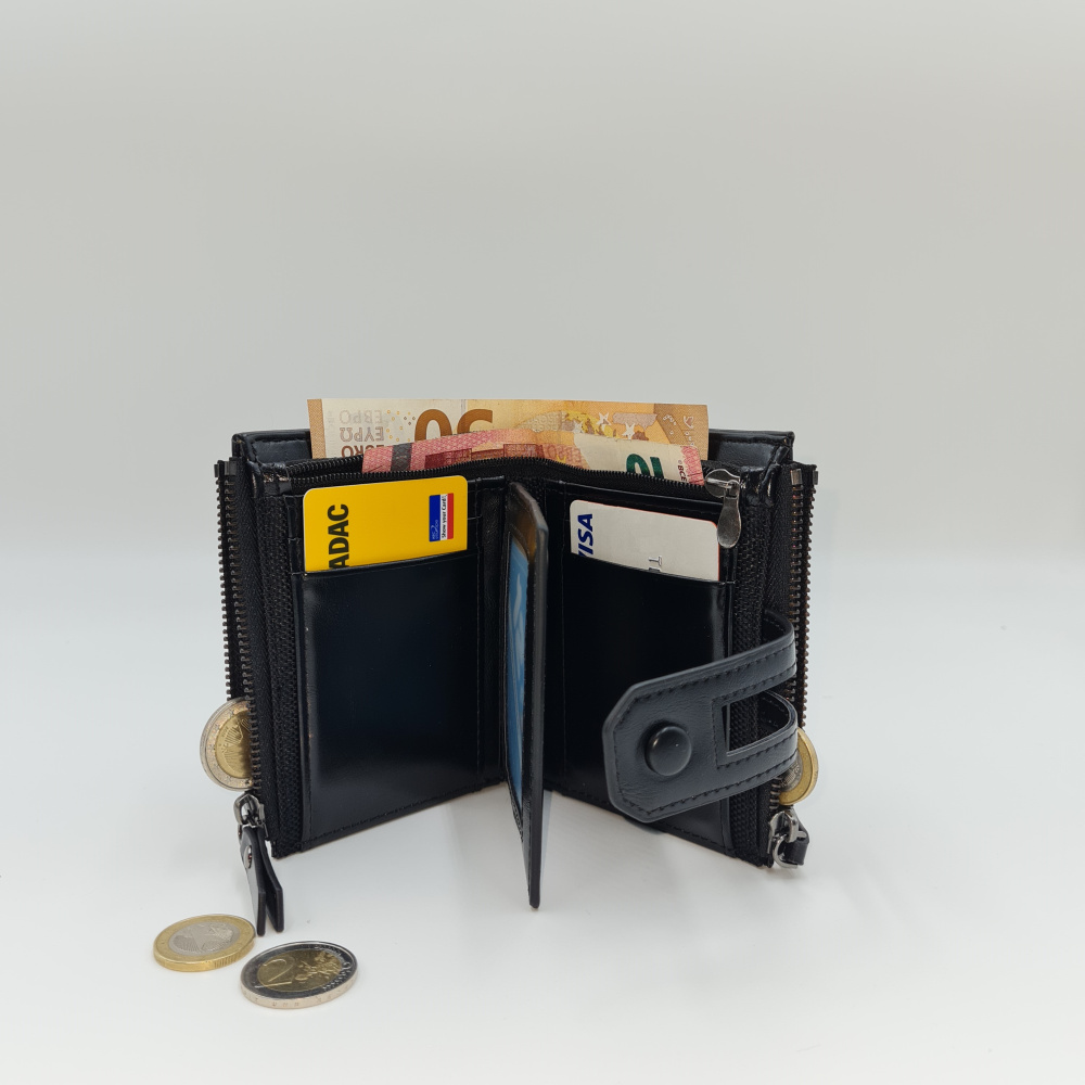 Herren Geldbörse schwarz