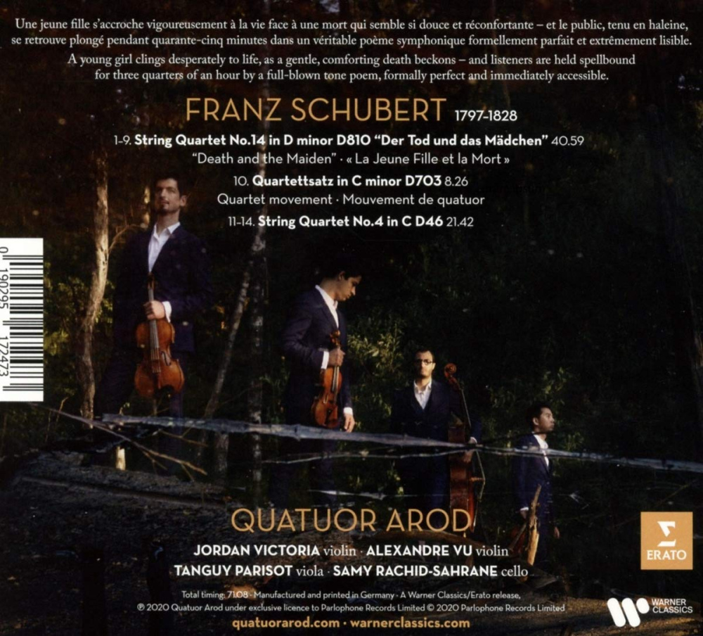 Schubert: Der Tod und das Mädchen/Streichquartette 4 & 12