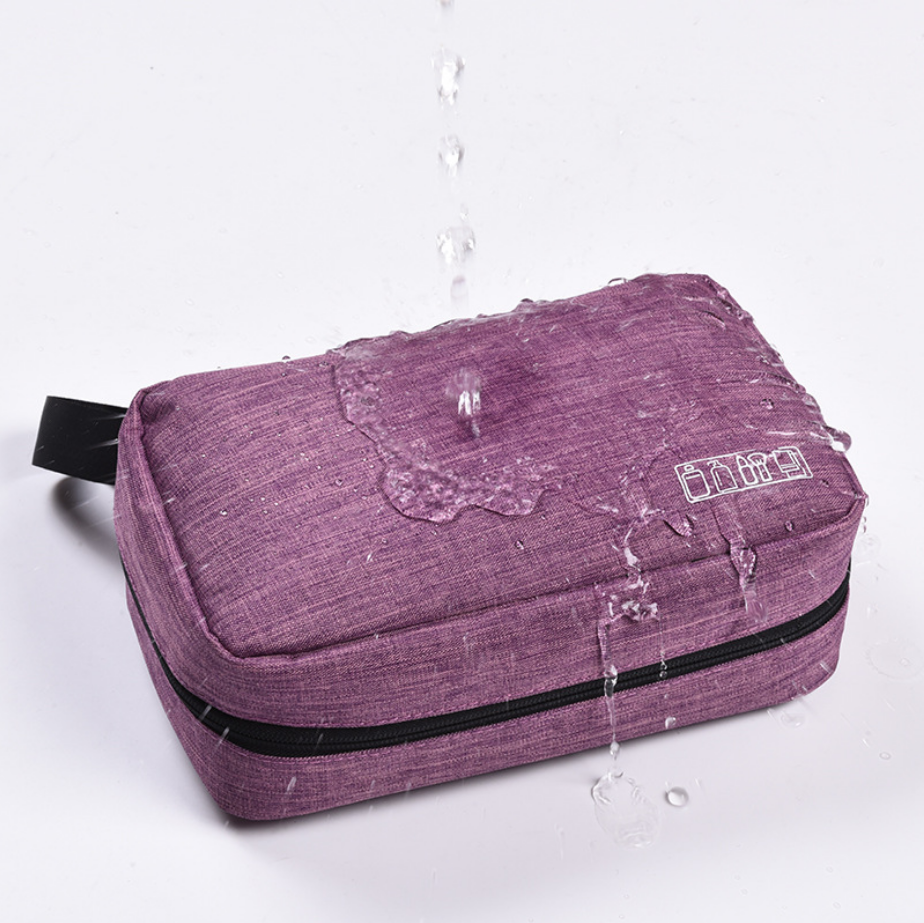 Kulturtasche zum Aufhängen lila