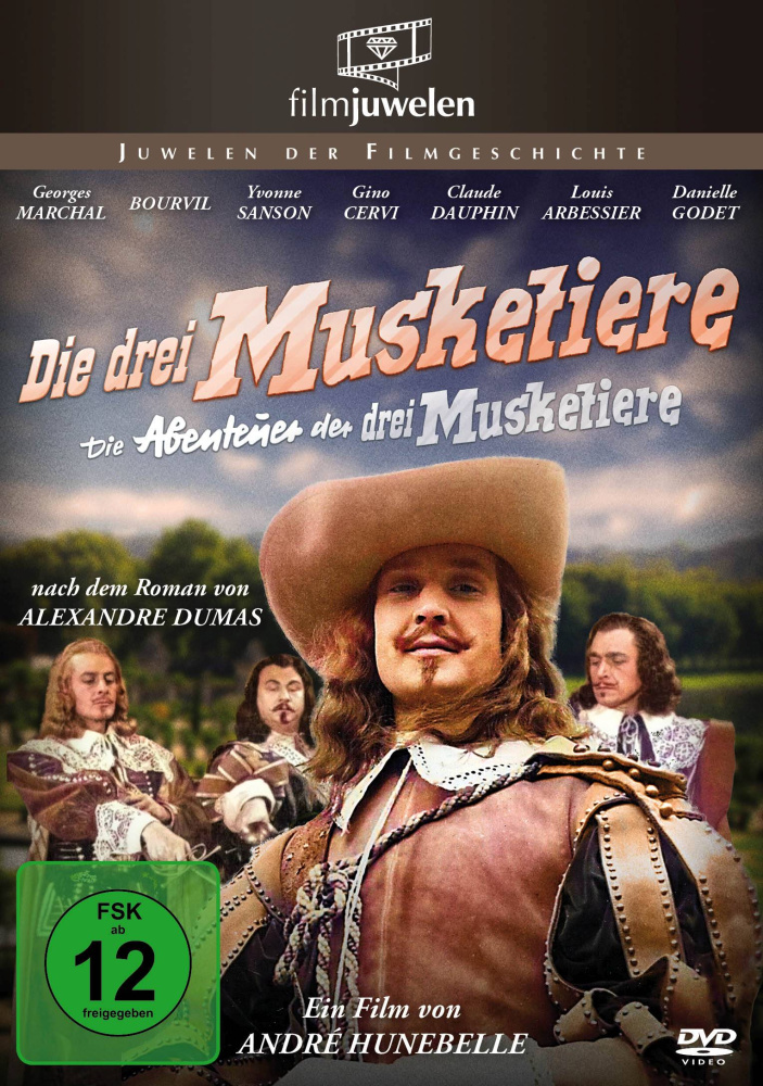 4042564217285 - Die drei Musketiere (1953) (DVD)