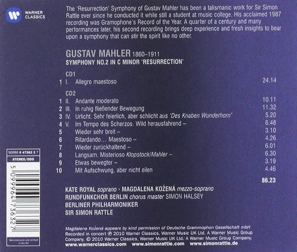 Mahler: Sinfonie 2 - Auferstehung