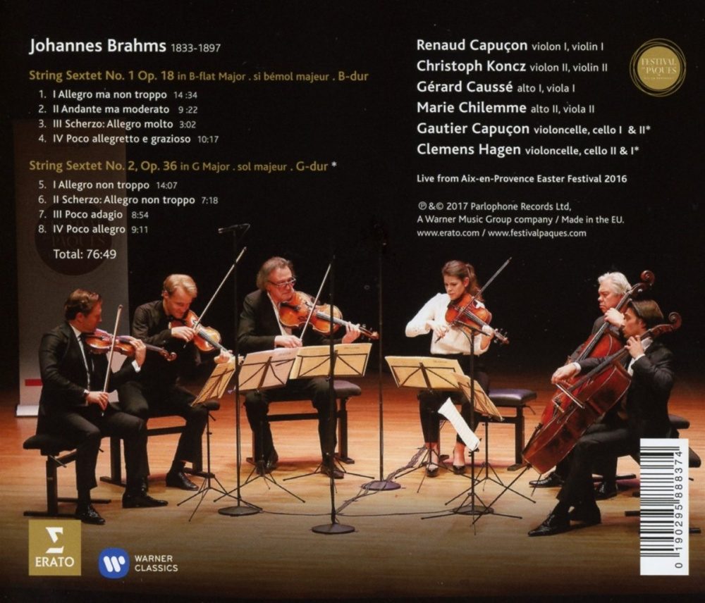 Brahms: String Sextets 1&2