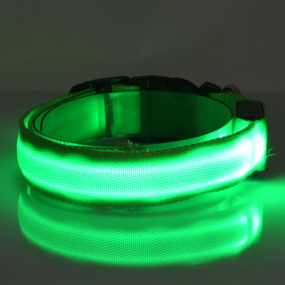  LED-Hundehalsband grün